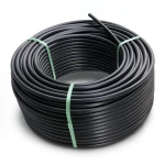 لفة أنابيب HDPE ضغط 19.2 بار PE 100، قطر خارجي 90 مم، SDR 7.4، لون أسود