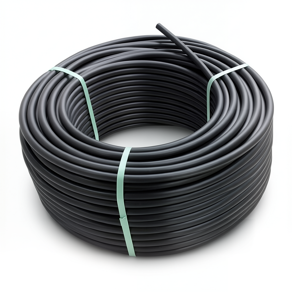 لفة أنابيب بلاستيك HDPE ضغط اسمي 19.2 بار PE 100 قطر خارجي 160 مم SDR 7.4 أسود