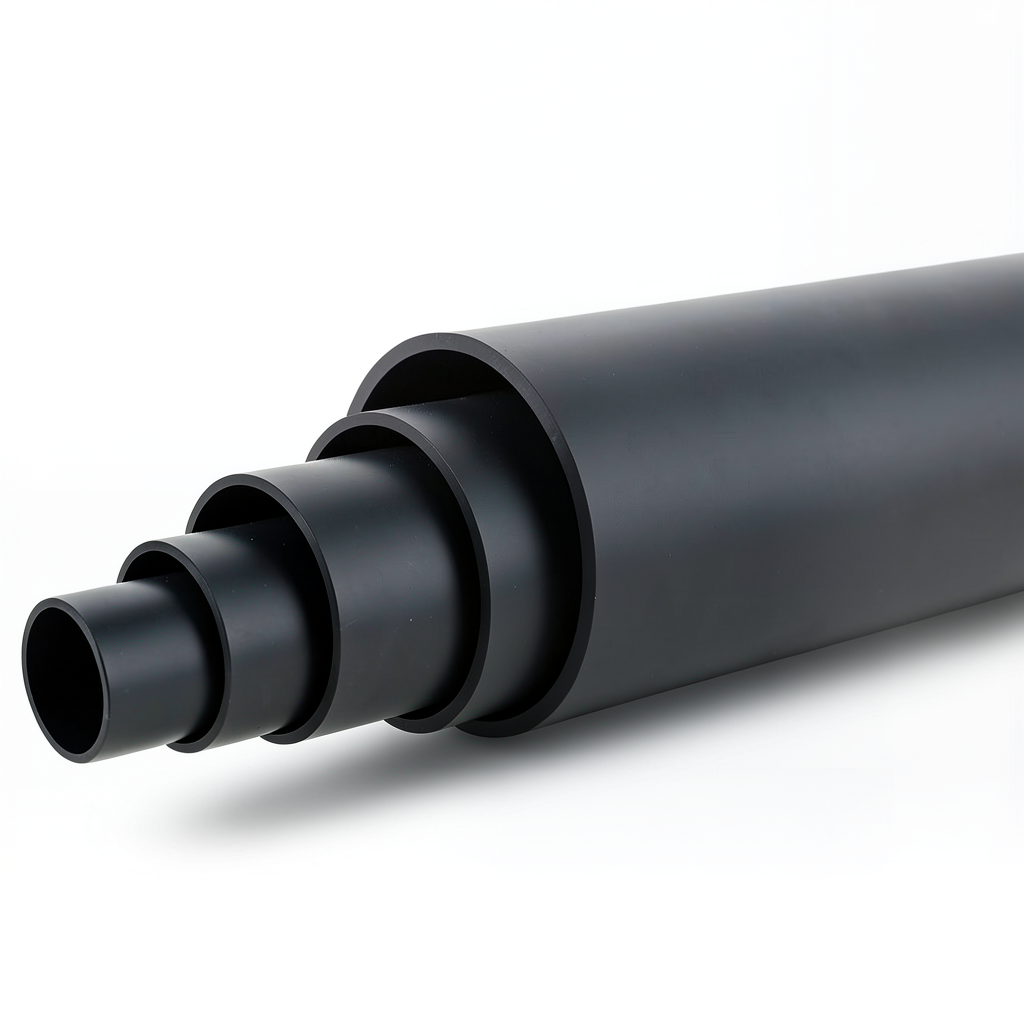 HDPE Pipe PN 9.9 Bar PE 100 OD 225 mm SDR 13.6 Black