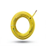 Single Core Stranded Electric Wire CU/PVC 2.5mm2 450/750V Yellow | Jeddah Cables Company