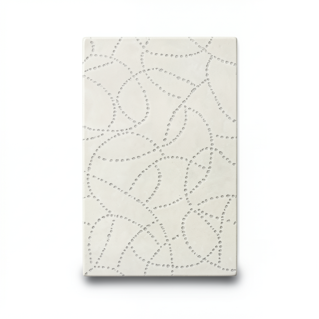 Ceramic Walling Tiles Size 43x20 cm, Rectangle, Lace Cold Color