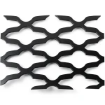 Hot Rolled Expanded Metal Sheet Flattened, Mozakhraf Shape, Wire Diameter 1.8 mm, Size 2.44×5 meter