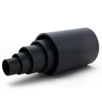 HDPE Polyethylene Pipe PN 9.9 Bar PE 100, 450 mm Diameter, SDR 13.6, Black