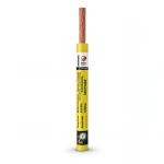 Single Core Stranded Cable CU/PVC 6mm2 450/750V Yellow | Jeddah Cables Company