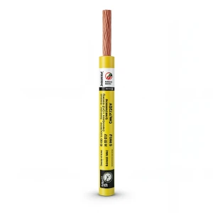 Single Core Stranded Cable CU/PVC 6mm2 450/750V Yellow | Jeddah Cables Company