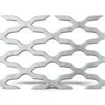 Hot Rolled Expanded Metal Mesh 2.7 mm Wire Diameter, Size 1.22×2 m, Mozakhraf Form