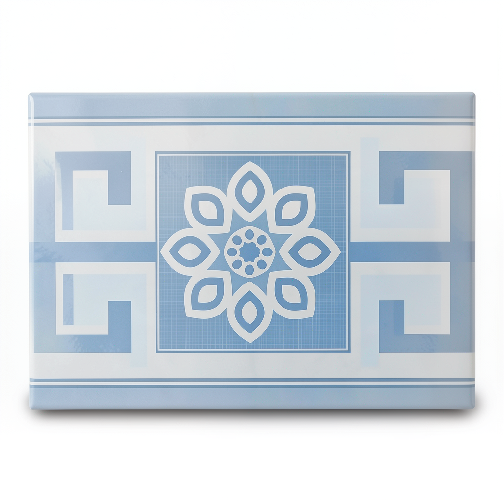 Ceramics Walls Size 33x50 cm, Insert Versailles Blue Color