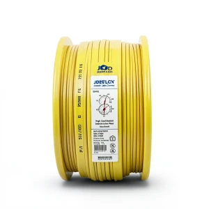 سلك مفرد نحاس مجدول CU/PVC مساحة مقطع 35mm2، 450/750 فولت، لون أصفر | شركة كابلات جدة