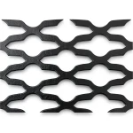 Hot Rolled Expanded Metal Mesh 2 mm Thickness, 2.44 M Width, 2 M Length, Mozakhraf Shape