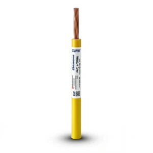 Single Core Stranded Electrical Wire CU/PVC 4mm 450/750V Yellow | Jeddah Cables Company