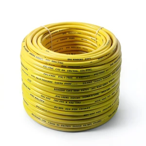 لفة سلك مفرد نحاس مجدول CU/PVC مقاس 50mm، 450/750 فولت، لون أصفر | شركة كابلات جدة