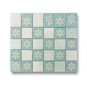 بلاط جدران سيراميك مقاس 20×20 سم، لون إنسرت سمارت تفاح