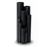 أنبوب HDPE ضغط 20 بار PE 100، مقاس 25 مم OD، سمك 3.2 ملم، أسود
