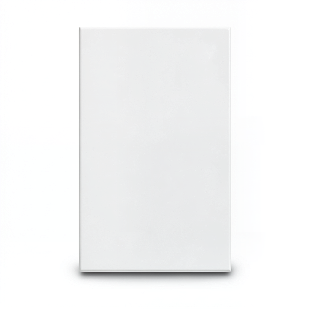Ceramic Wall Tiles 20x43 cm Rectangle, White Color