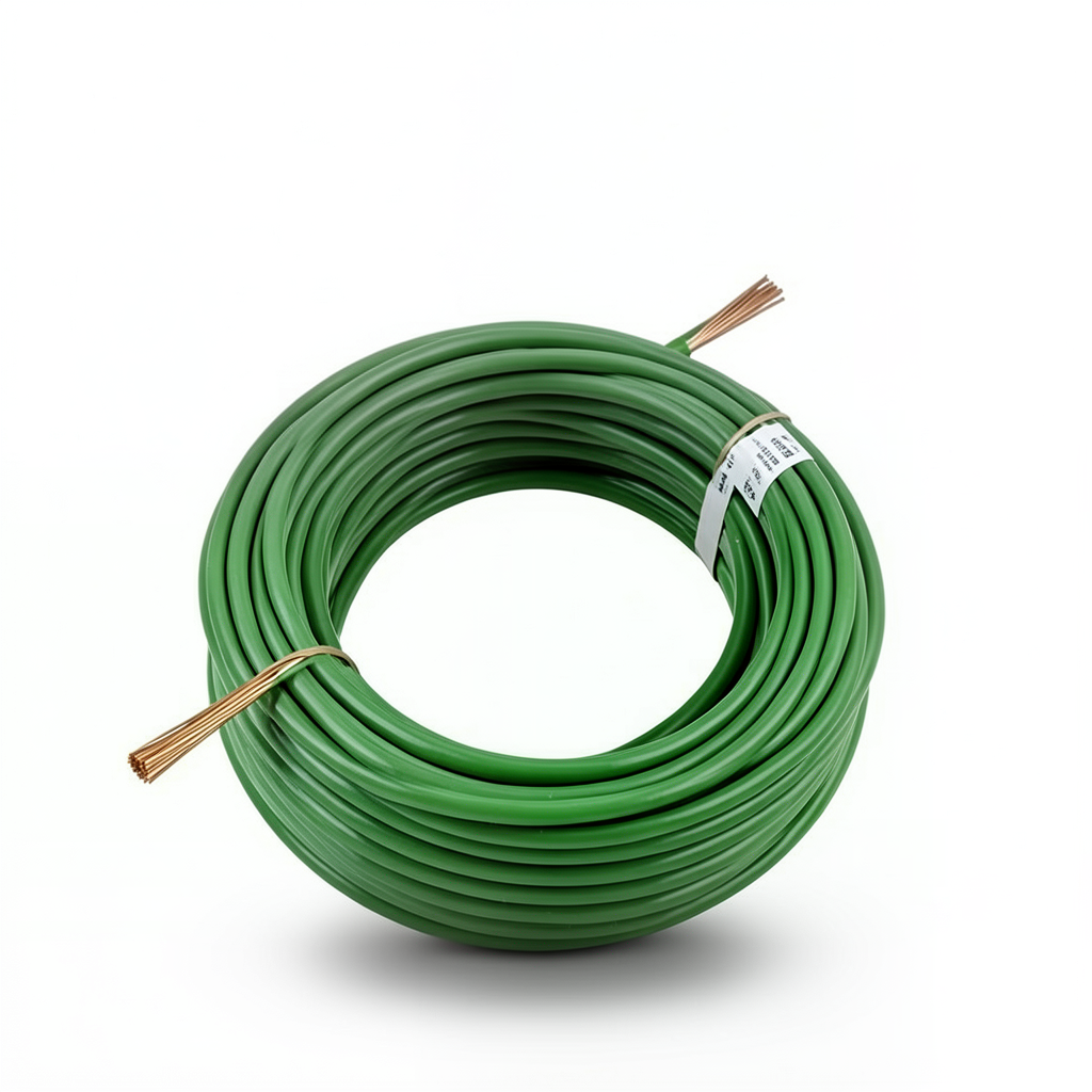 سلك 120mm2 نحاس مجدول CU/PVC، 450/750 فولت، لون أخضر | شركة كابلات جدة