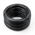 سلك نحاس مجدول مقاوم للحرارة أحادي النواة معزول PVC 90º الفنار 70 مم² 450/750 فولت 300 قدم أسود | شركة الفنار