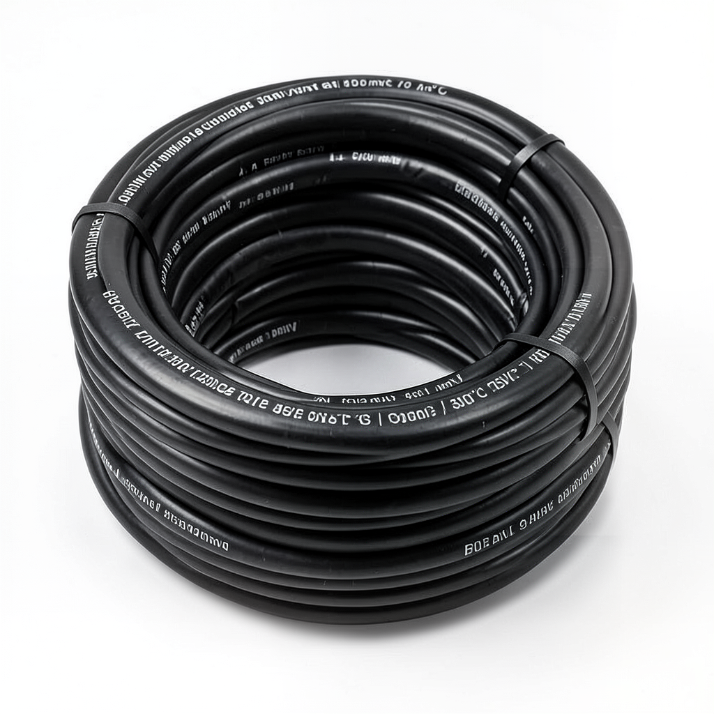 سلك نحاس مجدول مقاوم للحرارة أحادي النواة معزول PVC 90º الفنار 70 مم² 450/750 فولت 300 قدم أسود | شركة الفنار