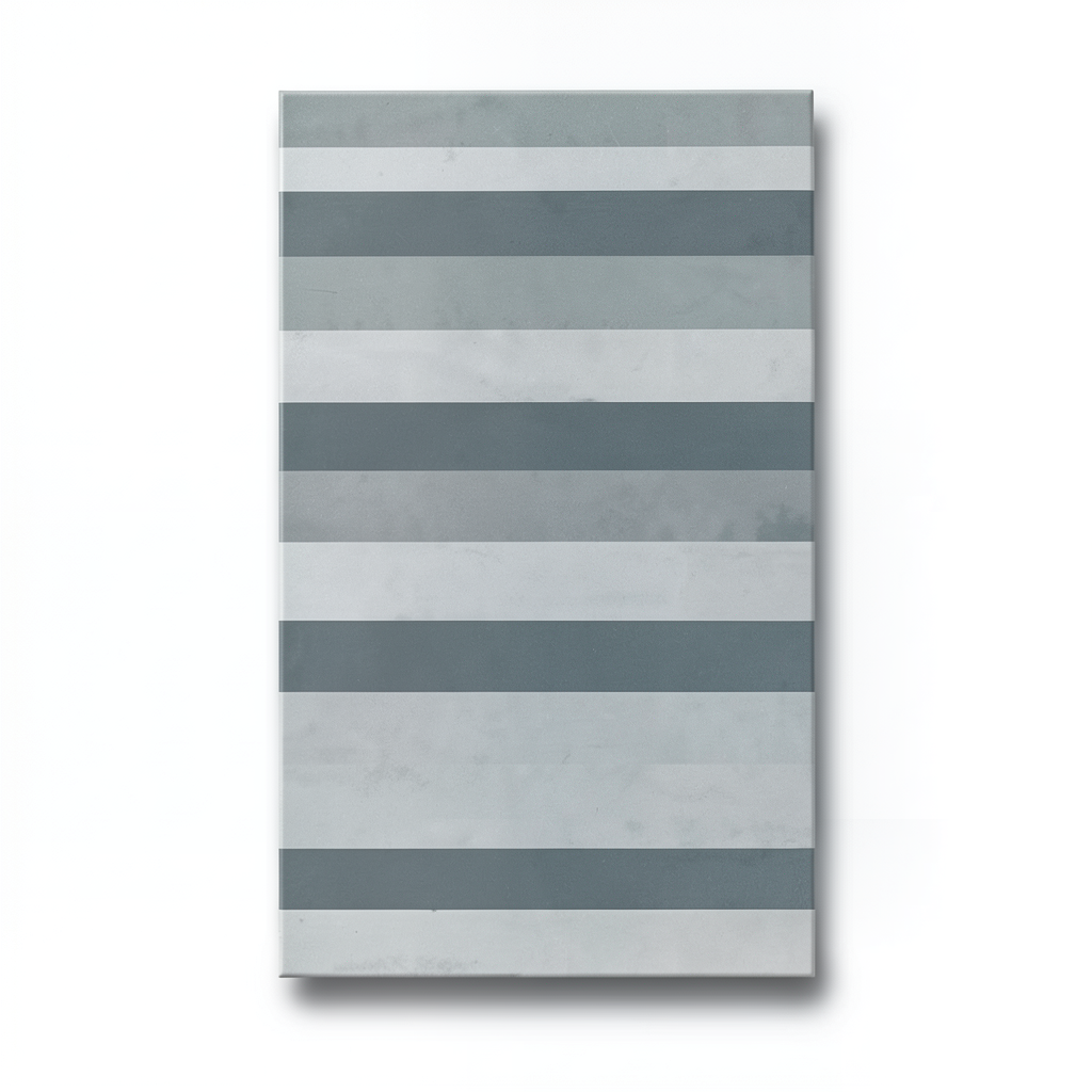 Ceramic Walling Tiles 43x20 cm, Rectangle, Lines Cold Color