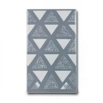 Ceramic Wall Tiles 20x43 cm Rectangle Triangles Cold Color