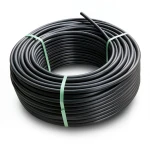 HDPE Plastic Coil Pipe Nominal Pressure 19.2 Bar PE 100 OD 63 mm SDR 7.4 Black