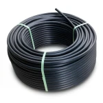 HDPE Plastic Coil Pipe PN 19.2 Bar PE 100 OD 75 mm SDR 7.4 Black