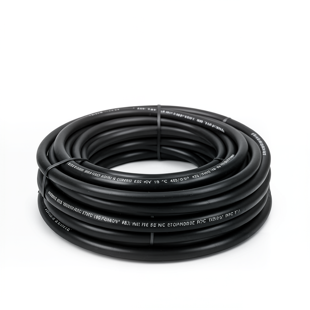 Heat Resistant Single Core Stranded Copper Cable PVC 90 ºC 185 mm² 450/750 Volt 300 Feet Black | Al Fanar