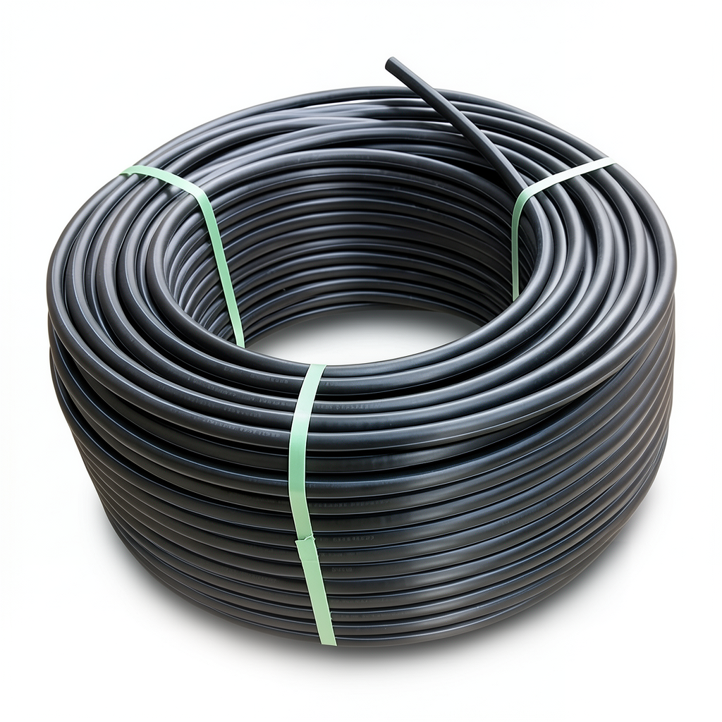 لفة أنابيب بلاستيك HDPE ضغط اسمي 19.2 بار PE 100 قطر خارجي 160 مم SDR 7.4 أسود