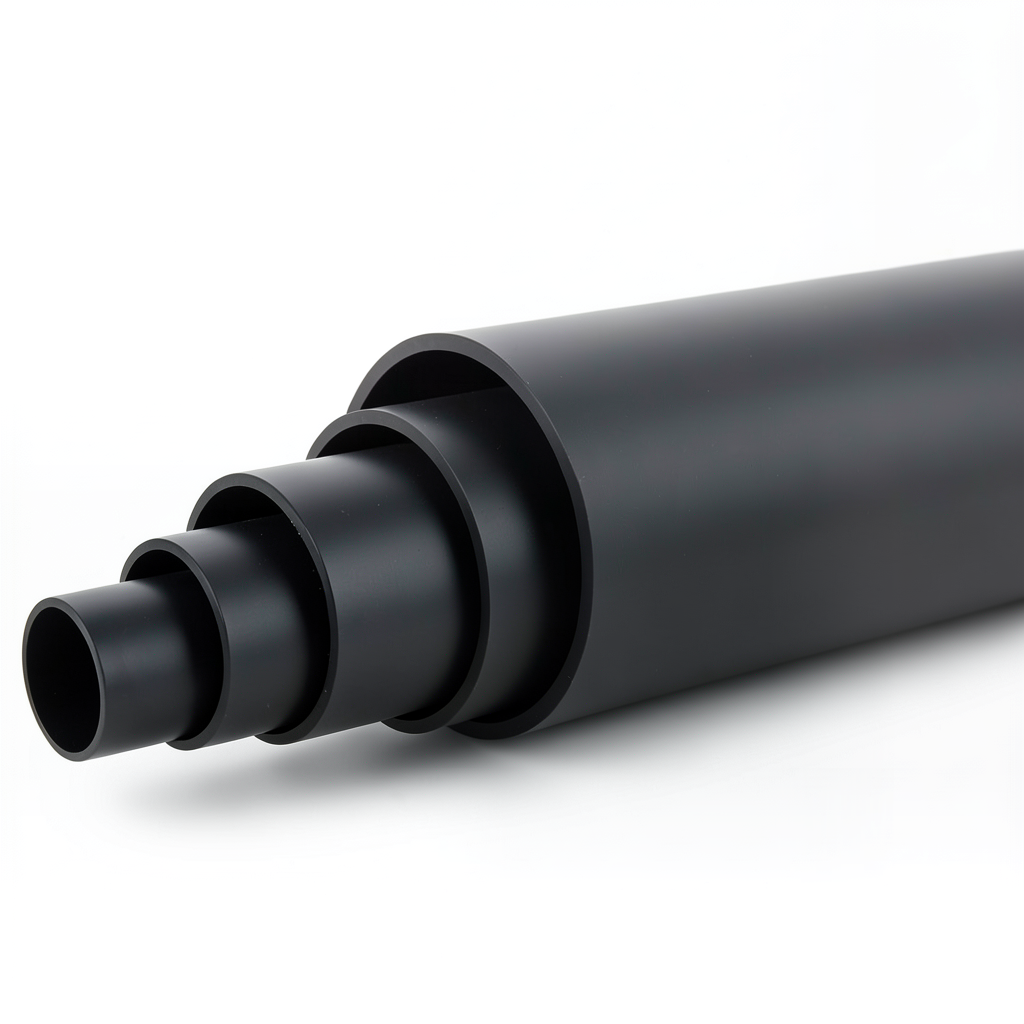 HDPE Pipe PN 9.9 Bar PE 100 OD 225 mm SDR 13.6 Black