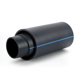 HDPE Polyethylene Pipe Nominal Pressure 9.9 Bar PE 100, 280 mm Diameter, SDR 13.6 Black
