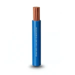 كابل نحاس مجدول أحادي النواة معزول PVC 70º الفنار مقاس 16 مم² 450/750 فولت طول 300 قدم أزرق | شركة الفنار