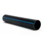 انابيب HDPE ضغط 4 بار PE 100، قطر 160 ملم، سماكة 4.5 ملم، لون اسود