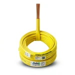 Single Core Stranded Cable CU/PVC 95mm Conductor, 450/750V, Yellow | Jeddah Cables Company