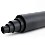 HDPE Polyethylene Pipe PN 9.9 Bar PE 100, 355 mm Diameter, SDR 13.6, Black