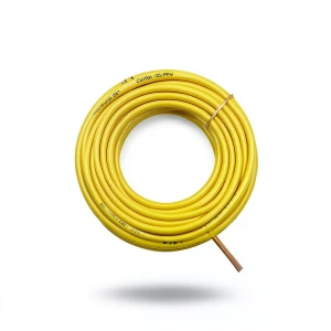 Single Core Stranded Electric Wire CU/PVC 120mm2 450/750V Yellow | Jeddah Cables Company
