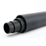 HDPE Polyethylene Pipe PN 9.9 Bar PE 100, 500 mm Diameter, SDR 13.6, Black