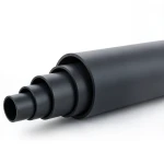 HDPE Polyethylene Pipe PN 9.9 Bar PE 100, 560 mm SDR 13.6, Black