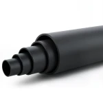HDPE Polyethylene Pipe 12.5 Bar Nominal Pressure, 180 mm OD, SDR 11, Black