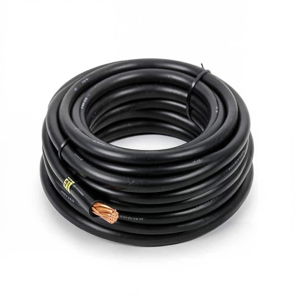 Heat Resistant Single Core Stranded Copper Cable PVC 90 ºC 95 mm² 450/750 Volt 300 Feet Black | Al Fanar