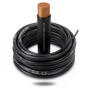 لفة سلك مرن نحاس مقاس موصل 6mm، 450/750V، معزول PVC مقاوم للحرارة، أسود | شركة الفنار