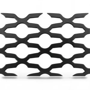 Hot Rolled Expanded Metal Mesh 2.3 mm Wire Diameter, 1.22 M Width, 7 M Length, Mozakhraf Design