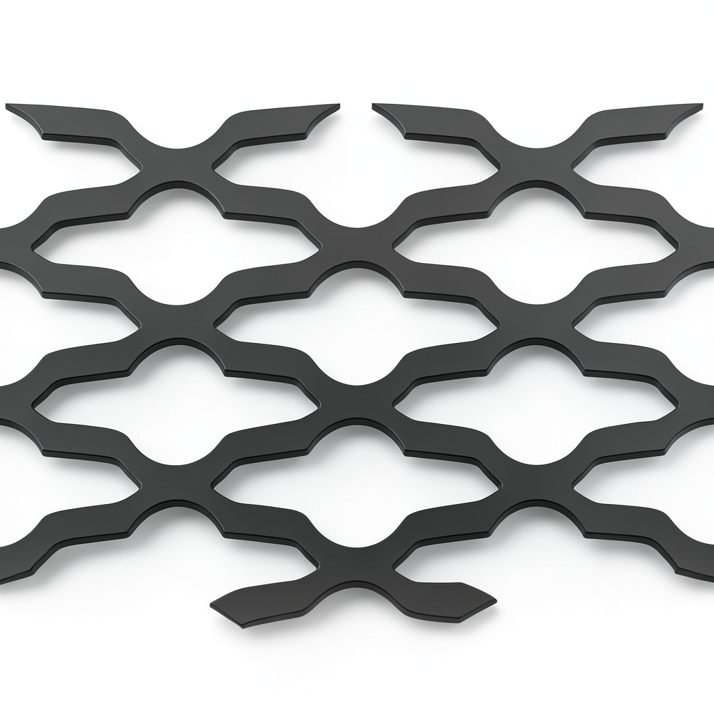 Hot Rolled Expanded Metal Mozakhraf Design 1.8 mm Thickness 2.44 M Width 1 M Length