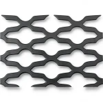 Hot Rolled Expanded Metal Sheet Flattened, Mozakhraf Shape, Wire Diameter 1.8 mm, Size 2.44×5 meter