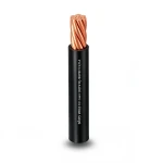 Heat Resistant Single Core Stranded Copper Cable PVC 90 ºC 95 mm² 450/750 Volt 300 Feet Black | Al Fanar