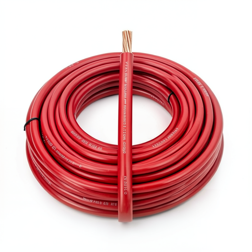 Single Core Stranded Copper Cable PVC 70ºC Insulation 16 mm² 450/750 Volt 300 Feet Red | Al Fanar