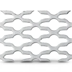 Hot Rolled Expanded Mesh Mozakhraf Form Thickness 2 mm Width 2.44 M Length 3 M