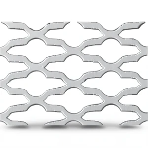 Hot Rolled Expanded Mesh Mozakhraf Form Thickness 2 mm Width 2.44 M Length 3 M