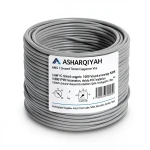 لفة سلك مفرد نحاس مجدول 3 AWG مطلي قصدير 1000 فولت عزل PVC رمادي 500 قدم | شركة كابلات الشرقية للصناعة