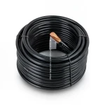 كابل نحاس مجدول احادى النواة معزول PVC 70º مقاس 16 مم² 450/750 فولت 300 قدم اسود | شركة الفنار
