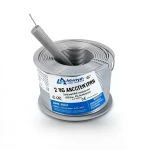 لفة سلك مفرد نحاس مجدول 2 AWG مطلي قصدير 1000 فولت، عزل PVC +105°C رمادي 500 قدم | شركة كابلات الشرقية للصناعة