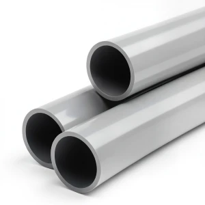 UPVC Plastic Pipe Class 0 Size 1 1/2 inch Thickness 2.2 mm Gray Color